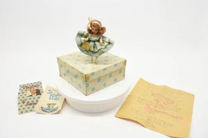 Vintage Nancy Ann Bilderbuch Puppe erster Schultag #72 mit Box Papiere - Bild 1 von 24