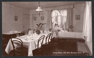 Postcard Barming nr Maidstone Kent the Old Hall Dining Room RP - Picture 1 of 2