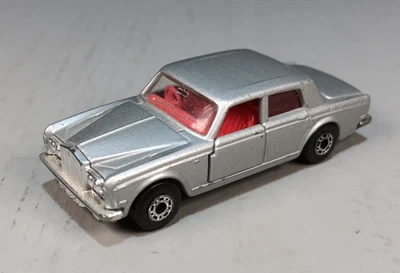 Vintage 1979 Matchbox Superfast #39 Rolls Royce Silver Shadow II Red Interior  - Image 1 of 4