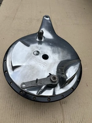 Triumph 8" Front Brake Plate Drum T100 T110 Vented W1056 W1057 Pre Unit Foto 1 de 4