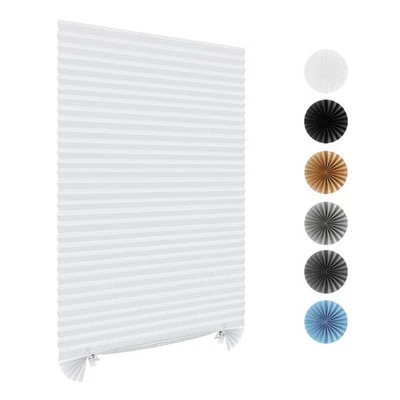 Stick On Blinds for Windows, No Drill Temporary Window Drilling Door Light Foto 1 de 4