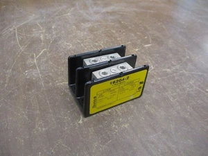 Buss Power Distribution Block 16204-2 175A 600V 2P Line (1): 2/0-8, 10-14 Used - Picture 1 of 4