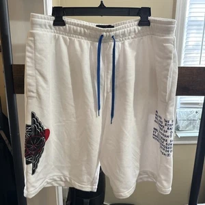Air Jordan Jumpman Wings Classics Shorts weiß blau rot Herren XL BQ8472-101 - Bild 1 von 12