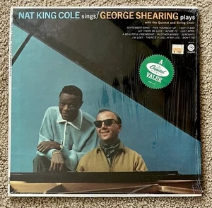 NAT KING COLE / George Shearing - singt Theaterstücke LP in SHRINK 1962 RE Capitol * NM - Bild 1 von 6