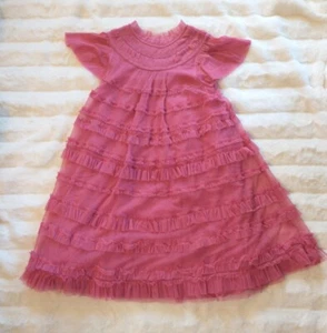 mini boden girls 11-12 Yrs Pink Flutter Dress - Picture 1 of 8