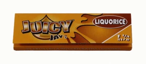 6 Heftchen Juicy Jay´s 1 1/4 Hemp Papers "Liquorice", Medium Papers Lakritz - Picture 1 of 4