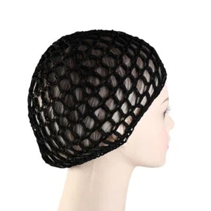 Snood Crochet Hair Net Sleeping Night Cover Turban Mesh Hair Net - Picture 1 of 12