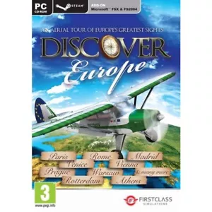 Discover Europe for Microsoft Flight Simulator X FSX PC CD-Rom NEW - Picture 1 of 1