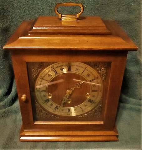 Elgin Westminster Chime Desk Clock - Welby Movement Cover