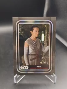 REY 2023 Topps Star Wars Flagship BLACK 66/75 Great Card 🔥🔥 - Picture 1 of 3