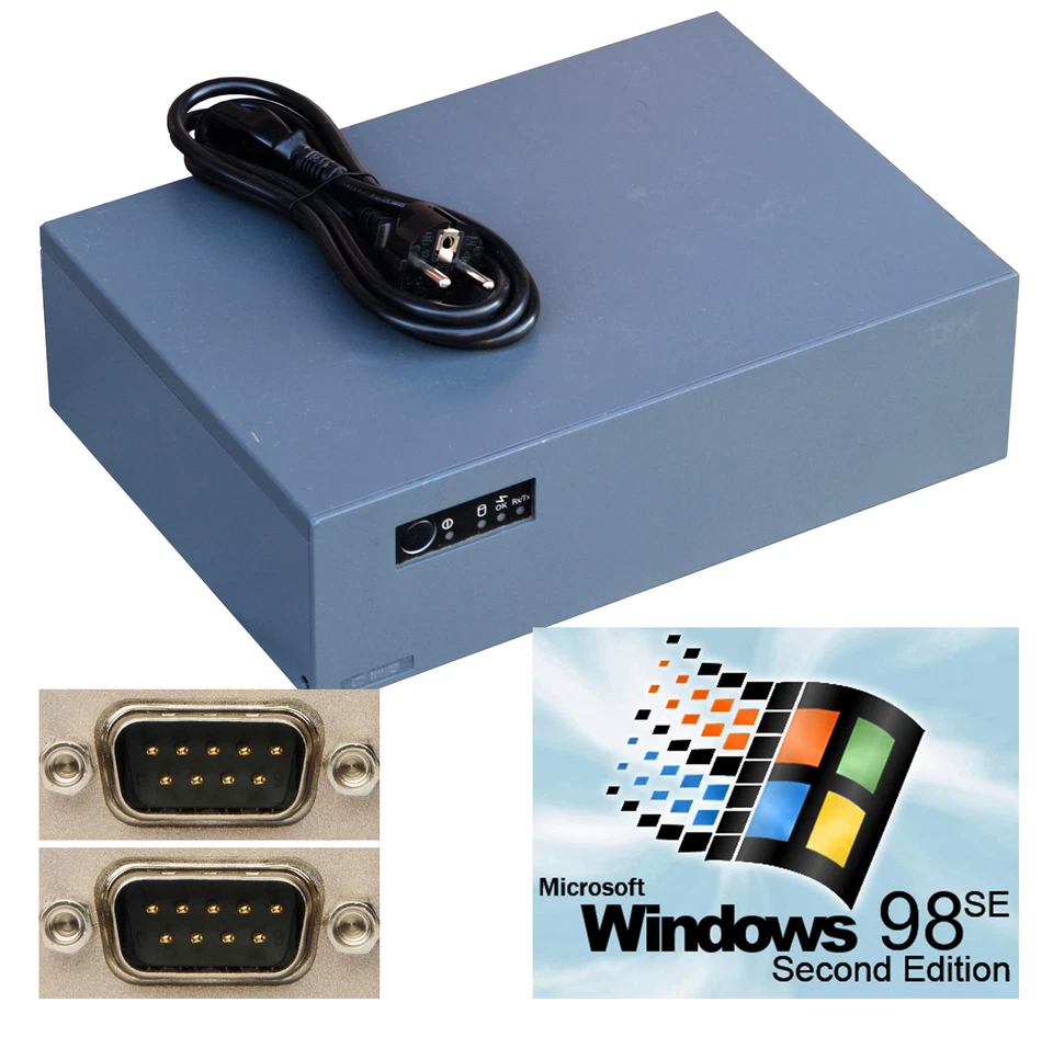 Ordenador Para Windows 98 Con 2x RS-232 2x Ps/2 Lan Sonido 4x USB VGA 115V / - Imagen 1 de 1
