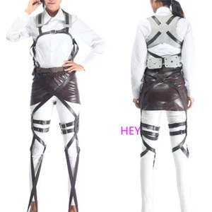 Attack on Titan Cosplay Harness Belts Set Shingeki No Kyojin Adjustable Belts - Picture 1 of 14