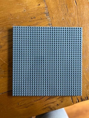 2 placas base compatibles Lego®️ clavija estrictamente ladrillos gris 10"x10"/32x32 Foto 1 de 3
