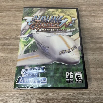 Airline Tycoon 2 Gold Edition PC Game DVD-ROM NEW  - Image 1 of 2