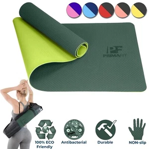 PrimaFIT Yogamatte Gymnastikmatte Fitnessmatte Sportmatte Bodenmatte Pilates TPE - Bild 1 von 33