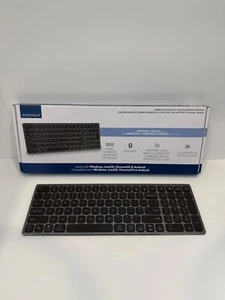 Insignia Wireless Slim Bluetooth Keyboard - Grey - NS-PK4KBB23-C - Picture 1 of 3