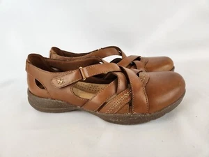 Sandales Clarks Roseville Step pour femme pointure 8,5 Mary Jane chaussures marron à lanières - Photo 1/11