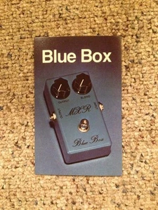 Hojas de especificaciones literarias pedal de efectos para guitarra vintage Mxr ~ caja azul ~ años 70-80 - Imagen 1 de 4