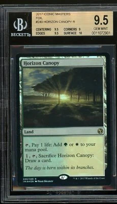 Horizon Canopy foil - Iconic Masters, BGS 9.5 GEM MINT. MTG (pop 1 of 1)  - Image 1 of 2