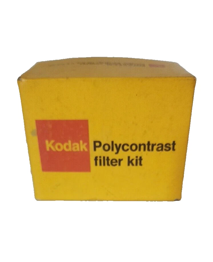 Vintage Kodak Polycontrast Filter Kit. 7 Filters In Original Box - Image 1 of 4