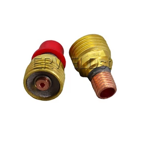 Cuerpo de recolección de lente de gas 45V43 1/16" 1,6 mm, antorcha TIG SR DB WP 9 20 24 25 serie, 2PK - Imagen 1 de 4