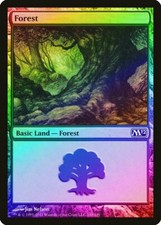 Forest (248) FOIL Magic 2012 / M12 PLD Basic Land MAGIC MTG CARD ABUGames
