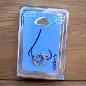 16 G 1,2 mm Edelstahl Nasenring Creolen - Bild 1 von 2