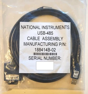 NUEVO Dispositivo de interfaz serie National Instruments NI USB-485, P/N: 188414B-01 - Imagen 1 de 1