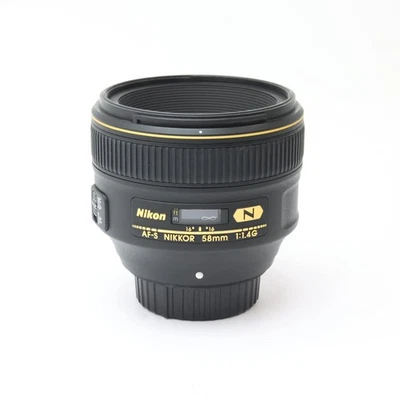 Nikon AF-S NIKKOR 58mm F/1.4G (Nikon F mount) #127 - Image 1 of 4