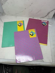 3 Vintage 1988 Mead Super Shades Portfolio Taschenordner Tukan 80er Schule wie abgebildet - Bild 1 von 18