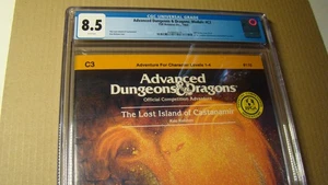 MODULO C3 L'ISOLA PERDUTA DI CASTANAMIR *CGC 8,5 BIANCO* DUNGEONS DRAGONS - Foto 1 di 3