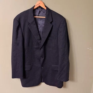 J. Blazer Abrigo Deportivo Crew Para Hombre 44L Lana Carbón Lycra Hecho en Italia - Imagen 1 de 10