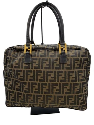 Bolso de Negocios FENDI Maletín Lona BRW Patrón Total Zucca Falta Usado Foto 1 de 4