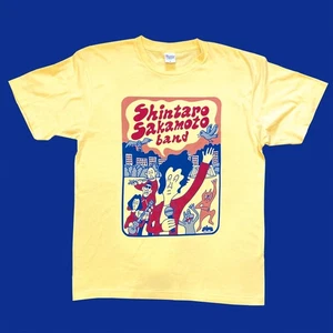 Shintaro Sakamoto LIVE2023 in Hibiya limited edition T-shirt Size XL Yellow - Picture 1 of 3