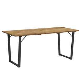 Garden Table for 6, 175 x 80 cm Large Rectangle Outdoor Dining Table - Picture 1 of 12