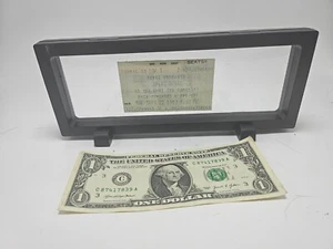 Sep 1987 David Bowie Concert Ticket With 3 .5" x 9" Display - Atlanta, GA - Picture 1 of 4