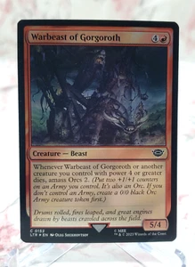 MTG Lord of the Rings Warbeast Of Gorgoroth 0152 C Foil - LP - Picture 1 of 2