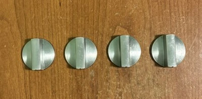 Juego de 4 perillas de quemador de superficie Jenn-Air Range originales OEM, parte #W10255425 Foto 1 de 3