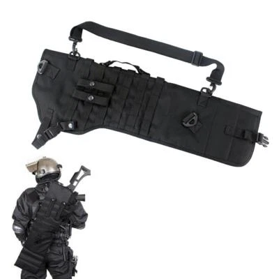 Tactical Outdoor Hunting Shotgun Molle Scabbard Holster Rifle Sling Case Bag - Image 1 of 4