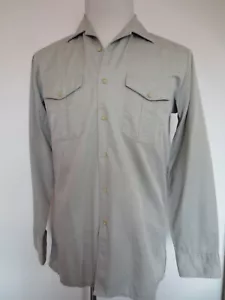 Camisa deportiva ocio JB Jacques Britt 15 1/2 39 portones gris claro /M47 - Imagen 1 de 3