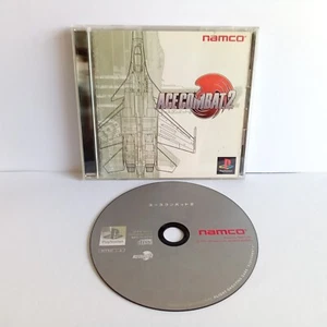 Ace Combat 2 PS1 PlayStation 1 Authentic Japan Import CIB Complete - Picture 1 of 8
