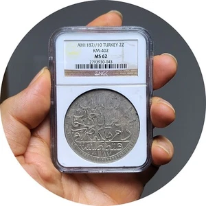 Otomano Turquía 1783 AH1187/10 2Zolota (60para) *NGC MS62 - Imagen 1 de 4