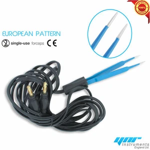 Forceps, Hemostats & Needle Holders Blue FORCEPS 5" WITH LONG CABLE - Picture 1 of 2