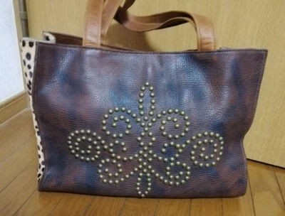 MCFADIN STACY & LAURIE Bolso de Hombro Cartera Cuero en Marrón USADO Buen Estado Foto 1 de 4