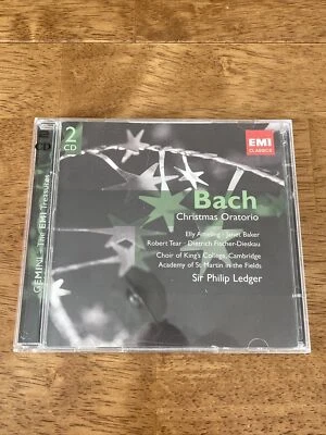 Bach - Christmas Oratorio - Sir Philip Ledger - EMI Classics 2 Disc Set CD Foto 1 de 4