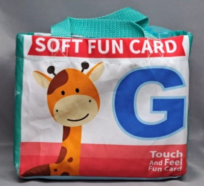 Baby Safe Touch & Feel Crinkle Child Book Cloth Letter Cards 26pcs For Babies - Image 1 of 4