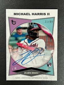 Colección Topps Brooklyn 2023 Michael Harris II RC AUTOMÁTICO #'d 31/99 - Imagen 1 de 2