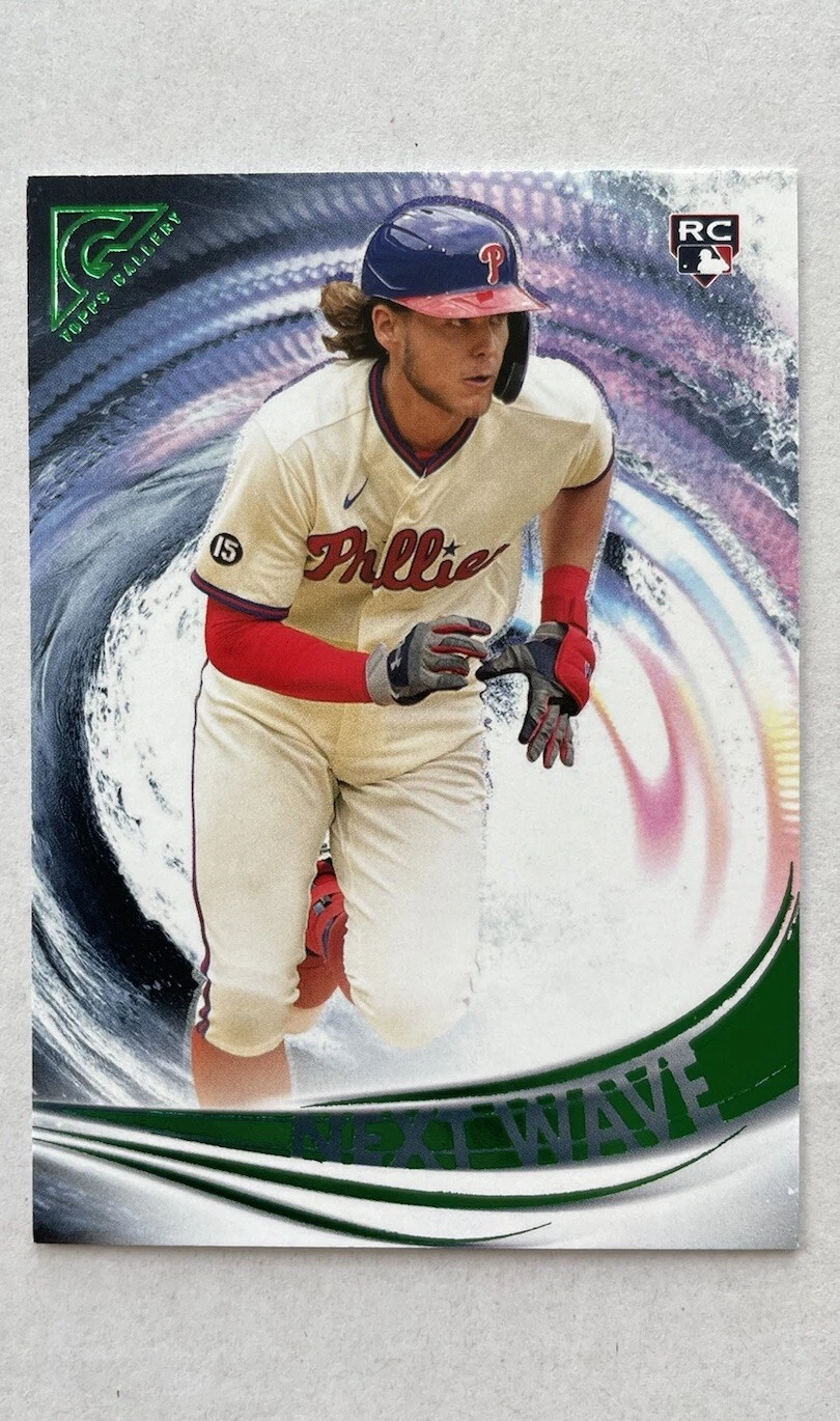 2021 Topps Gallery Next Wave Green Alec Bohm #10/250 #NW-3 Rookie RC Phillies