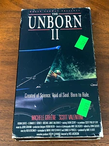 The Unborn II 2 VHS Tape 1994 New Horizons Roger Corman's Horror Mutant Babies - Picture 1 of 2