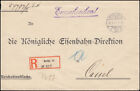 Reichsdienstsache Reichs-Versicherungsamt R-Brief BERLIN 20.3.1911 nach Kassel